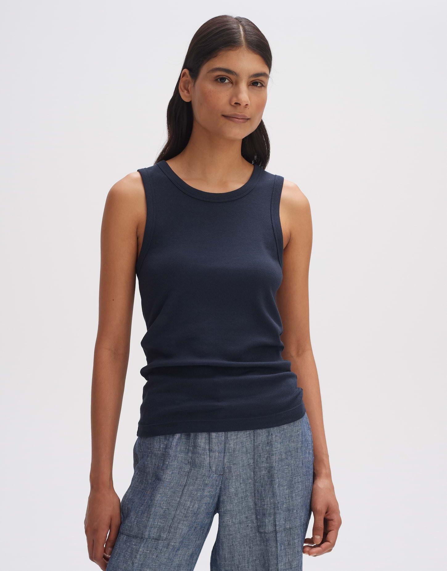 Image of Tank Top Ilesso Figurbetont Geschnitten Damen Aquamarine 40