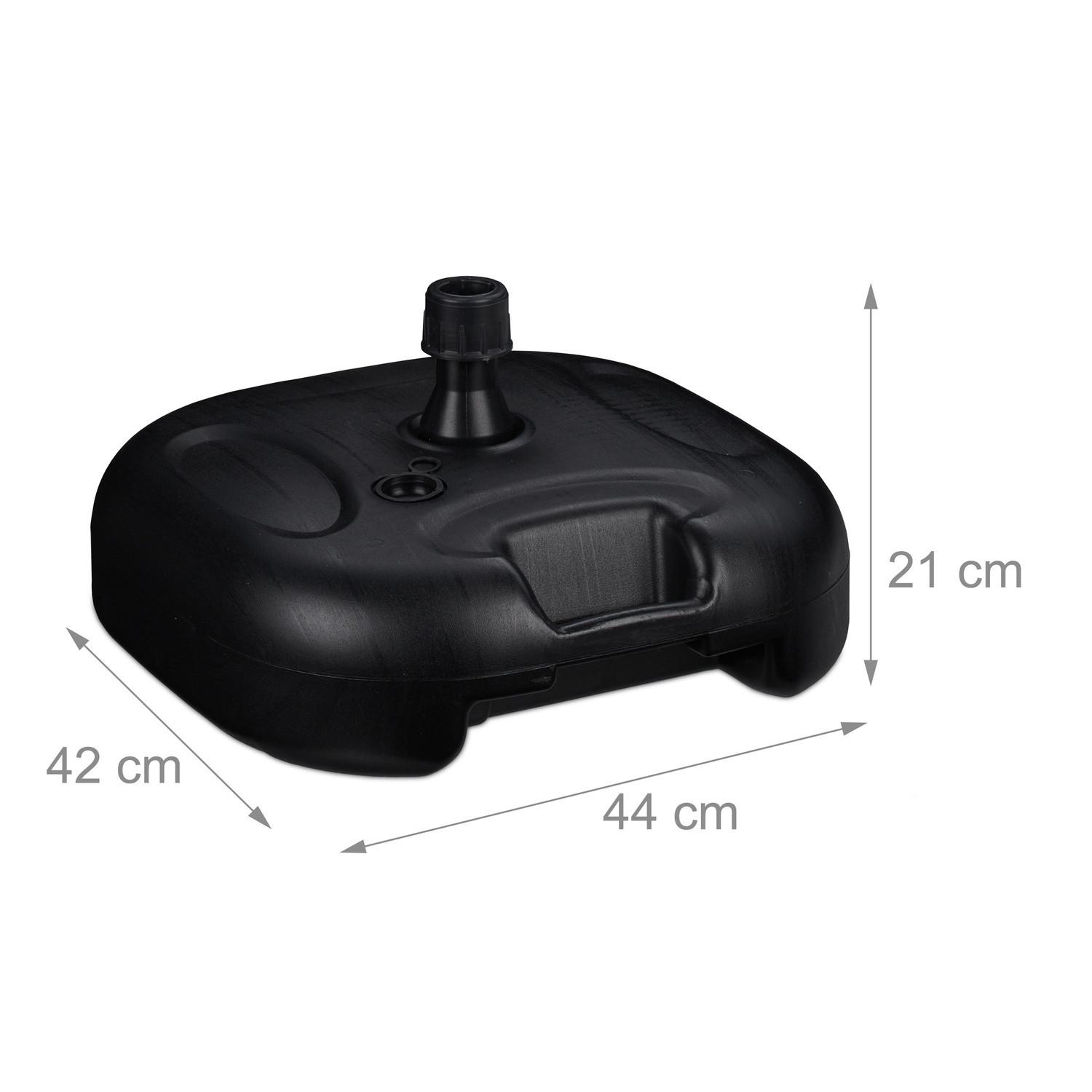 B2X Schwarzer Sonnenschirmständer  