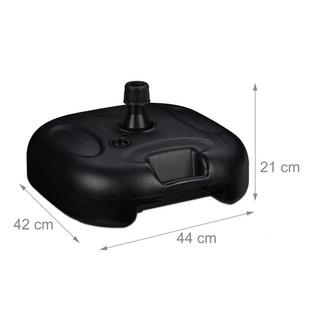 B2X Schwarzer Sonnenschirmständer  