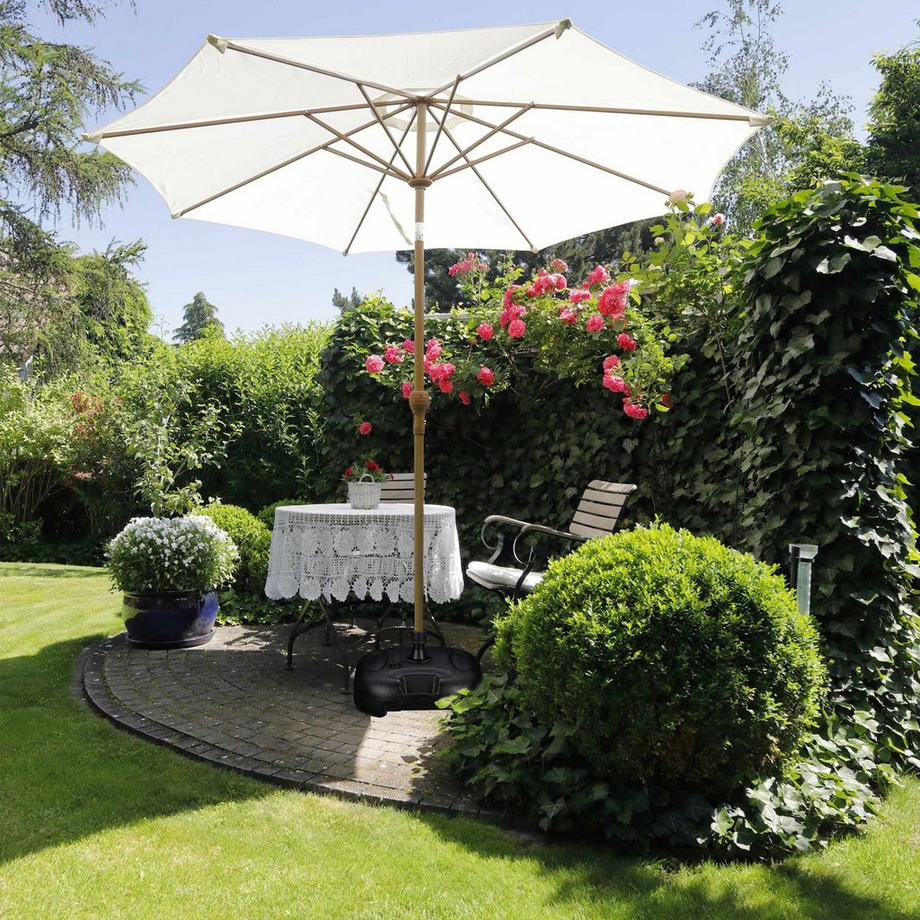 B2X Schwarzer Sonnenschirmständer  