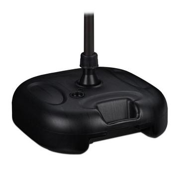 Schwarzer Sonnenschirmständer