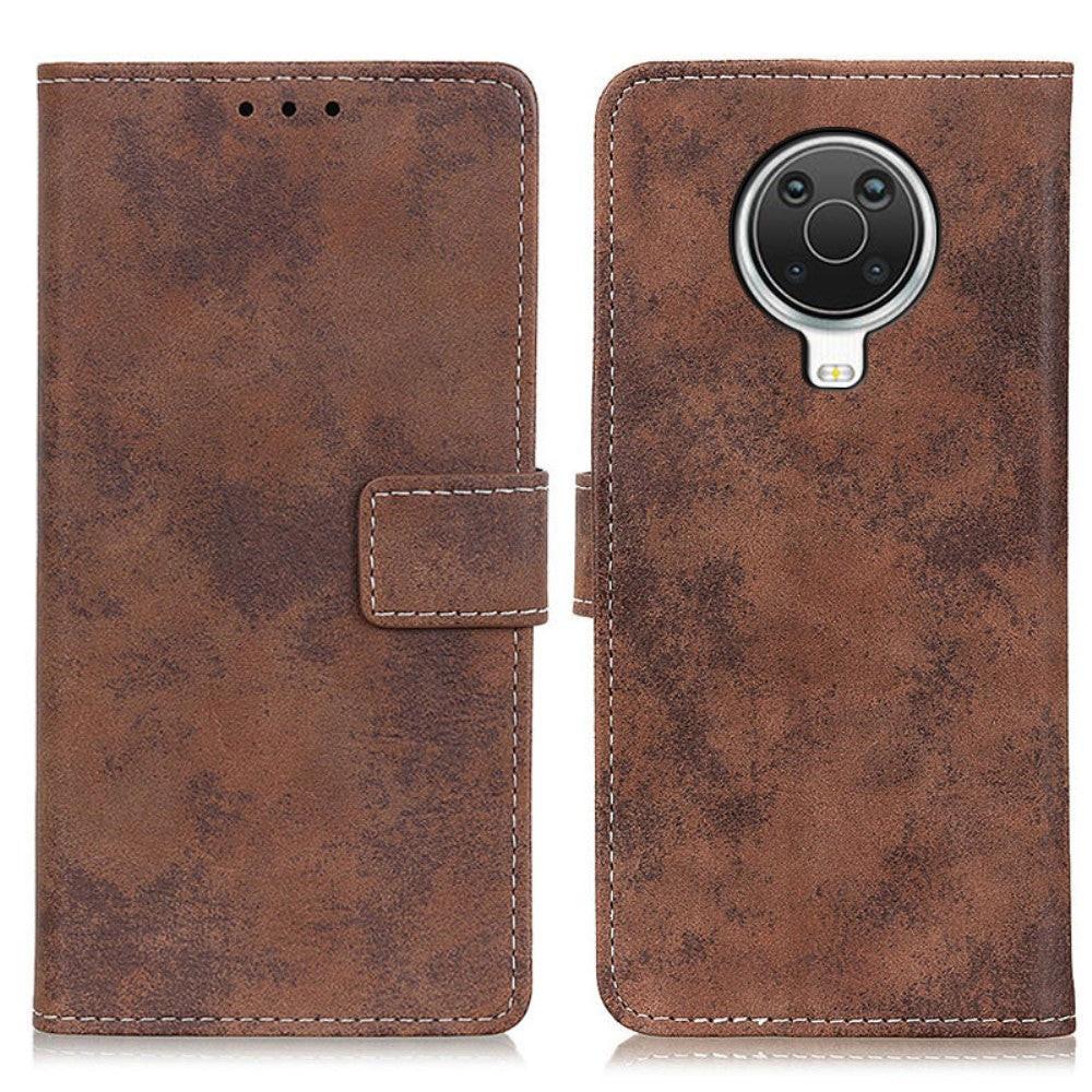 Cover-Discount  Nokia G10 / G20 - ÉTui Vintage Aspect Daim 