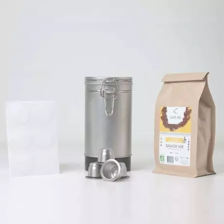 CAPSME Kit di capsule riutilizzabili per il caffè Nespresso