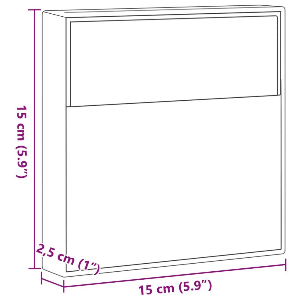 VidaXL Außenwandleuchte aluminium  