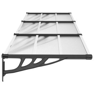 VidaXL Auvent de porte polycarbonate  