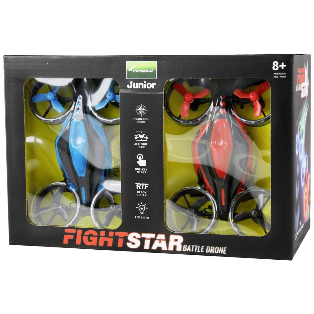 Amewi  FightStar Battle Drone Set RTF & 2-in-1 Drohnen Set mit Battle-Funktion 