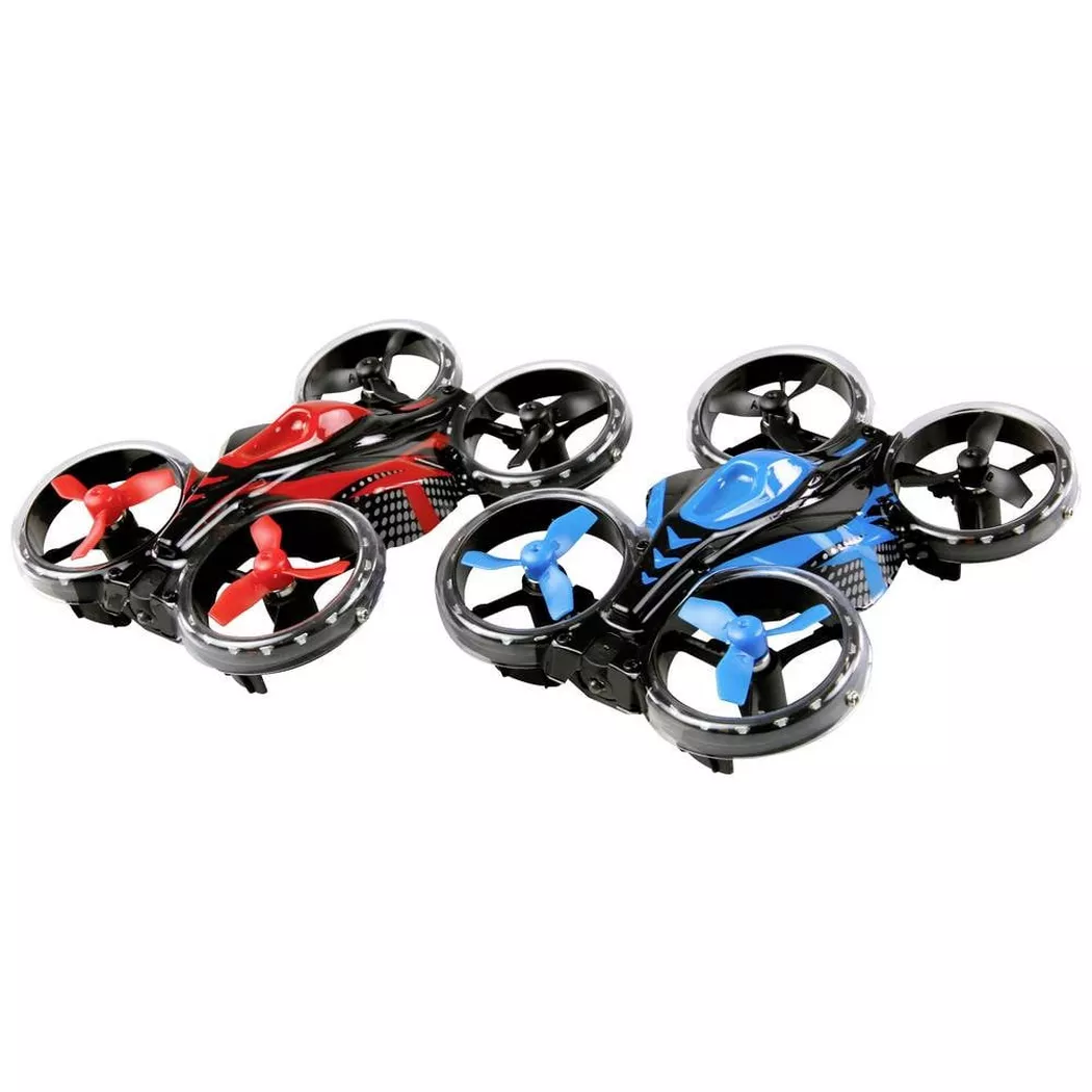 Amewi - FightStar Battle Drone Set RTF & 2-in-1 Drohnen Set mit Battle-Funktion, One Size, Multicolor