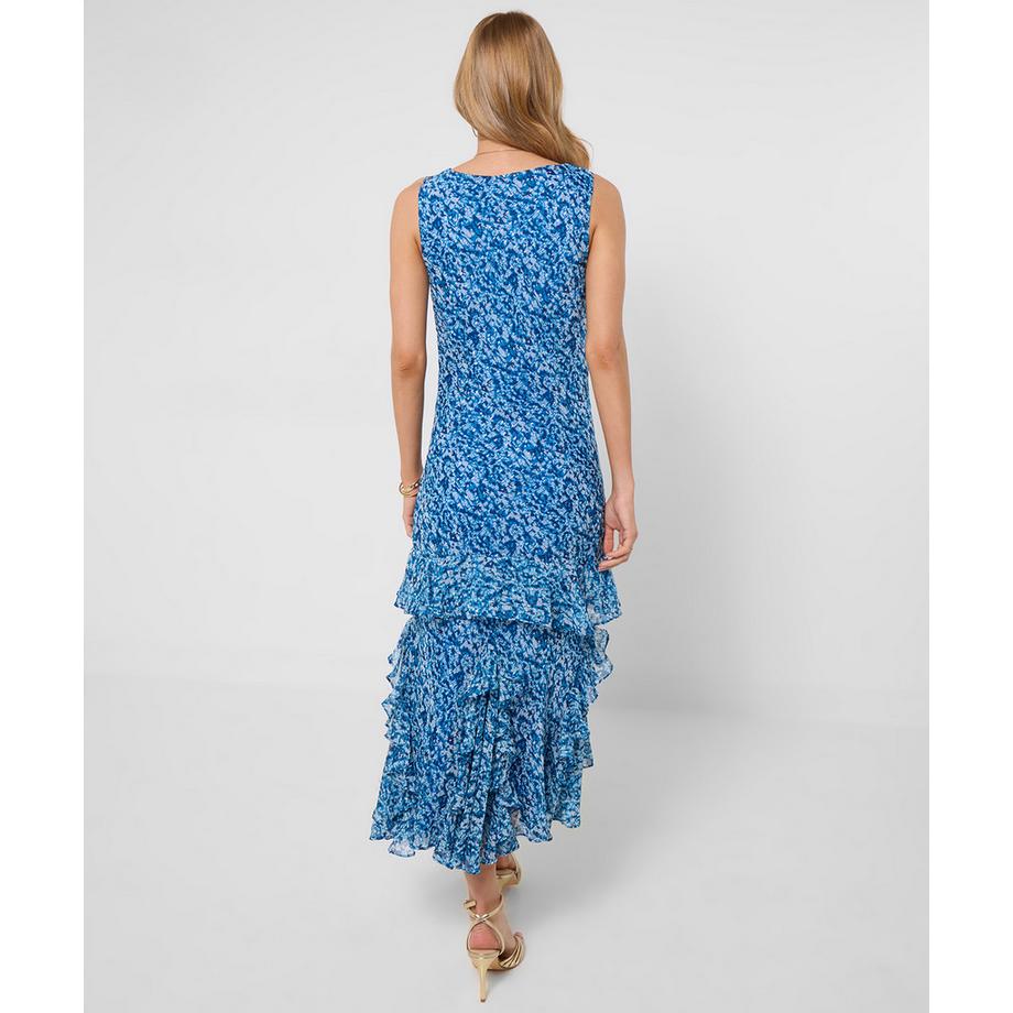 Joe Browns Maxikleid Mesh Overlay Volant Detail  