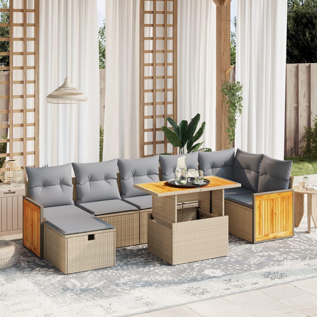 VidaXL Garten sofagarnitur poly-rattan  