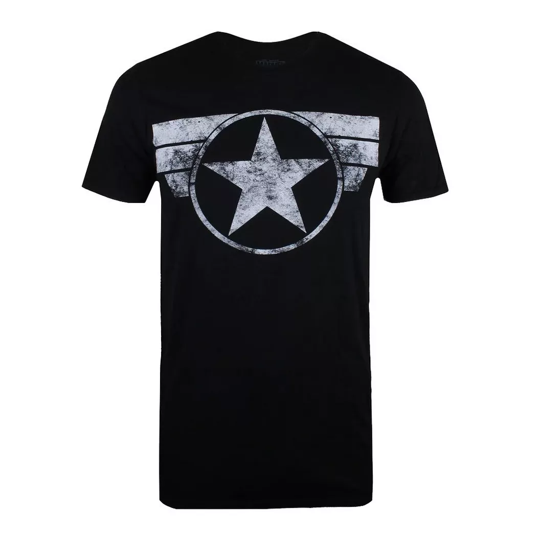 CAPTAIN AMERICA - TShirt, per uomo, Nero, Größe S