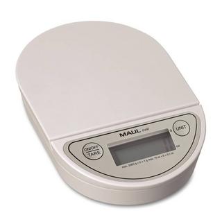 Maul oval  Bilancia per lettere Portata max. 2 kg Risoluzione 1 g a batteria Bianco  