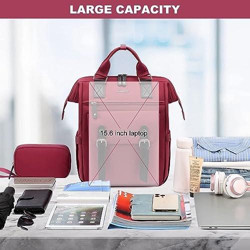 Only-bags.store Zaino per laptop 15.6 pollici con custodia per cavo dati e porta di ricarica USB  