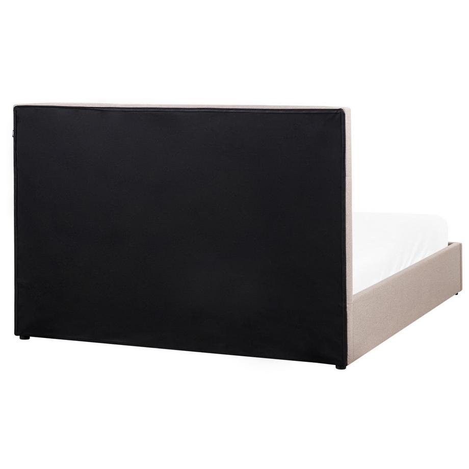 Beliani Bett mit Stauraum aus Stoff Modern LAGORD  