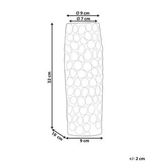 Beliani Vaso da fiori en Alluminio Glamour CALAKMUL  