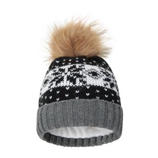 Mountain Warehouse Berretto con Pompon Fair Isle  