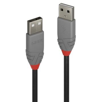 36694 USB Kabel 3 m USB 2.0 USB A Schwarz, Grau