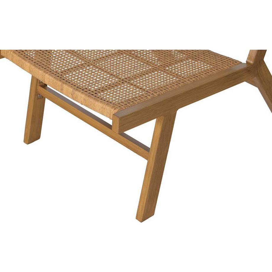 mutoni Fauteuil Puk aluminium naturel  