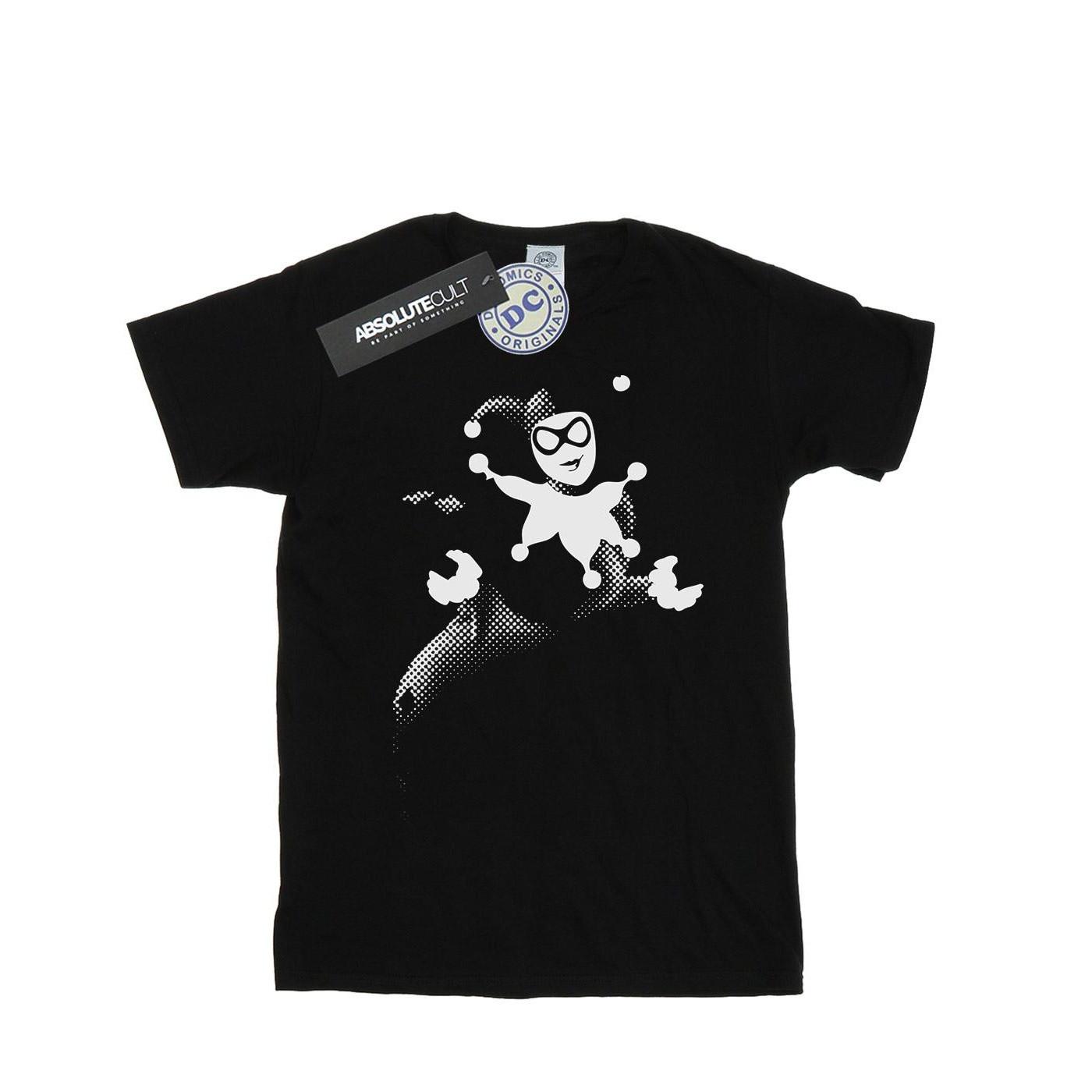 Image of Harley Quinn Spot Tshirt Herren Schwarz L