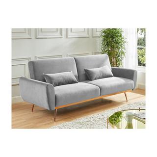 Vente-unique Schlafsofa Klappsofa 3Sitzer Samt LAUNEI  