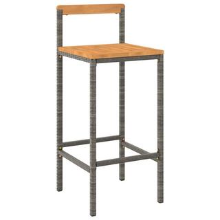 VidaXL Tabouret de bar rotin synthétique  