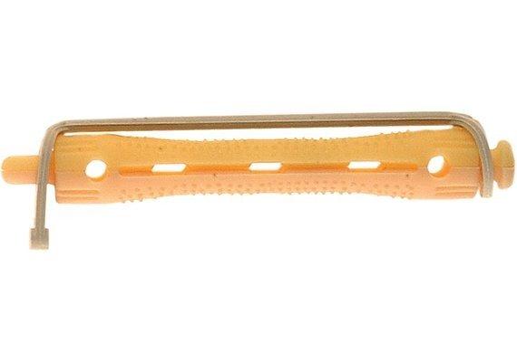 Image of Bigudi Plastic Kurz Nr. 12 Gelb-rosa Damen Gelb Bunt ONE SIZE