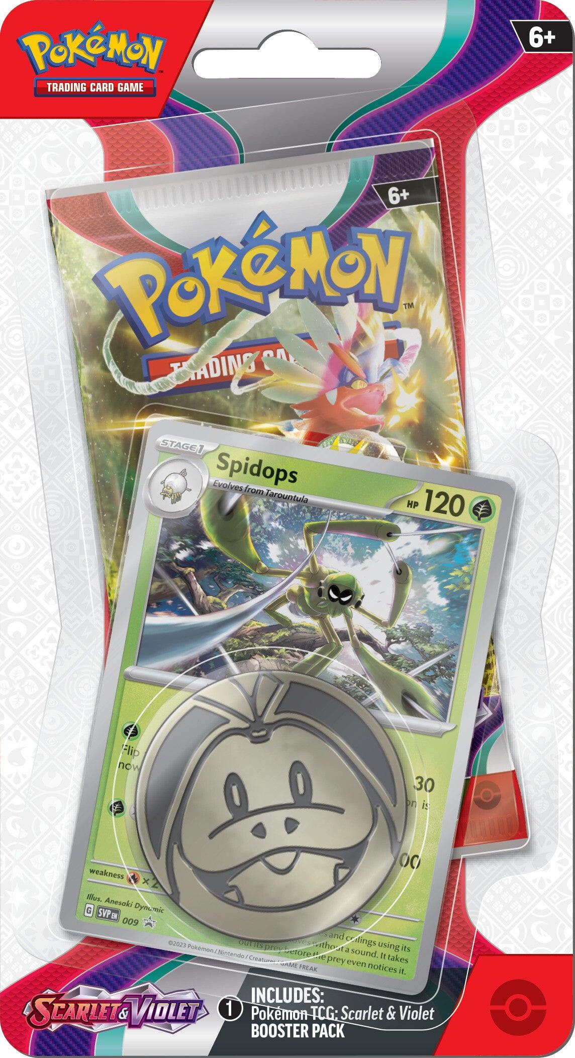 Pokémon  TCG: Scarlet & Violet 1 Pack Blister Spidops - EN 