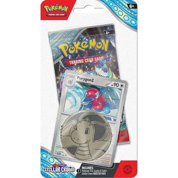 TCG: Scarlet & Violet Stellar Crown (SV07) Porygon2 Checklane Blister - EN