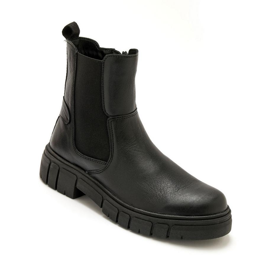 Pédiconfort Stiefel aus dickem Leder mit profilierter Sohle  