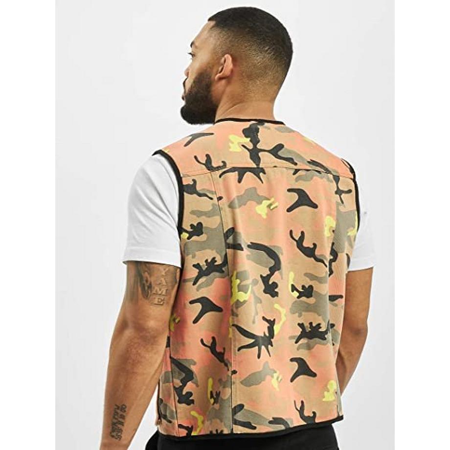 KARL KANI Camo Utility ärmellose Jacke  