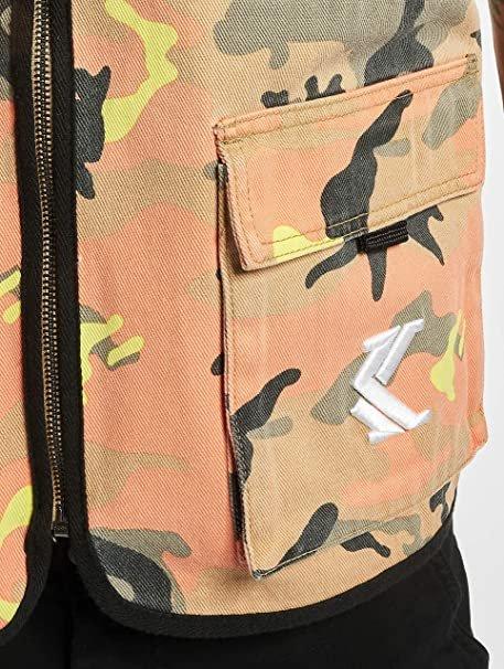 KARL KANI Camo Utility ärmellose Jacke  