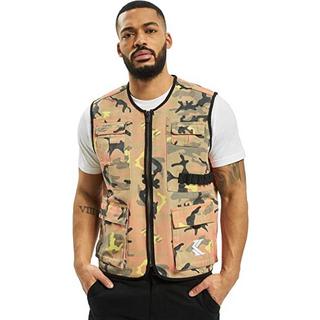 KARL KANI Camo Utility ärmellose Jacke  