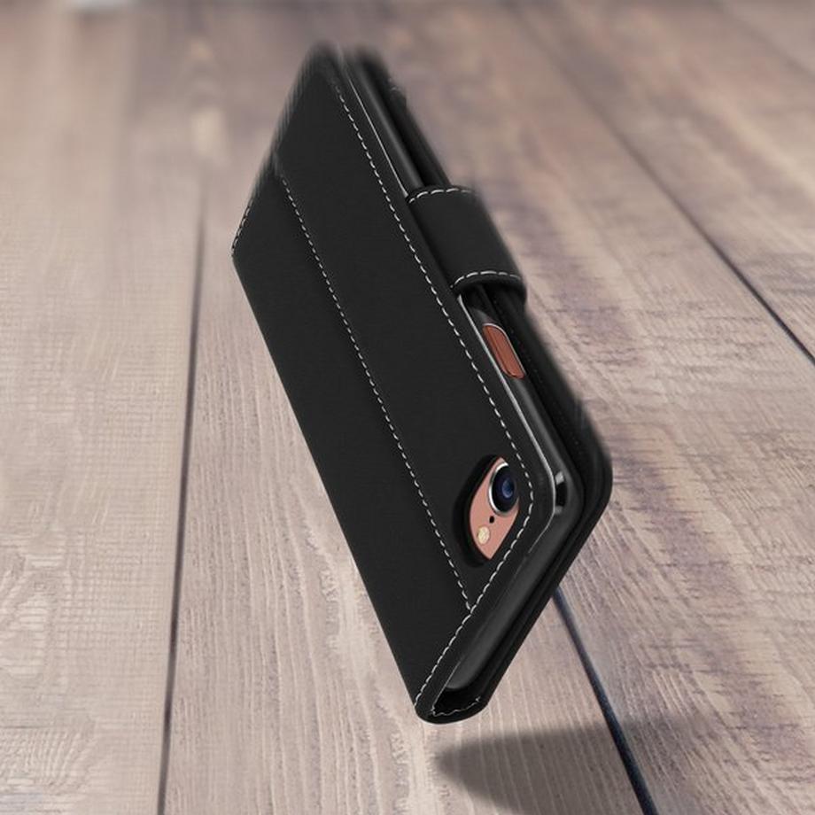 Avizar  Étui iPhone SE 2022,2020,8,7,6S,6 Noir 