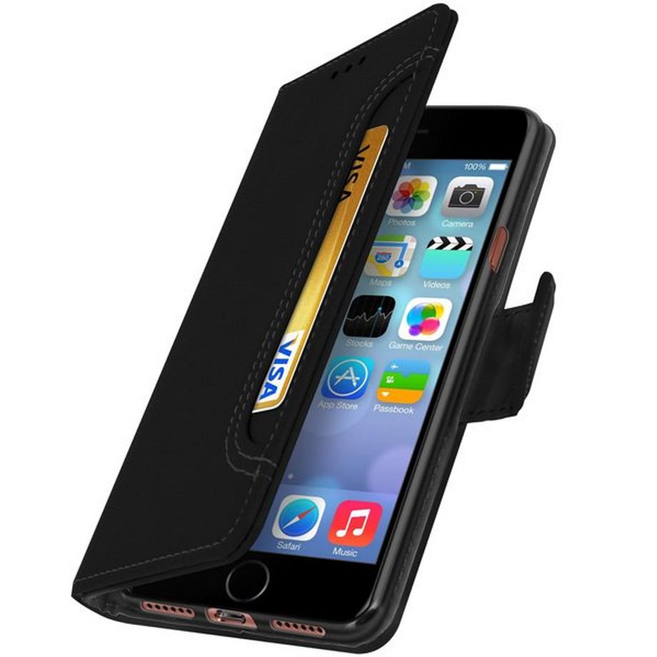 Avizar  Étui iPhone SE 2022,2020,8,7,6S,6 Noir 