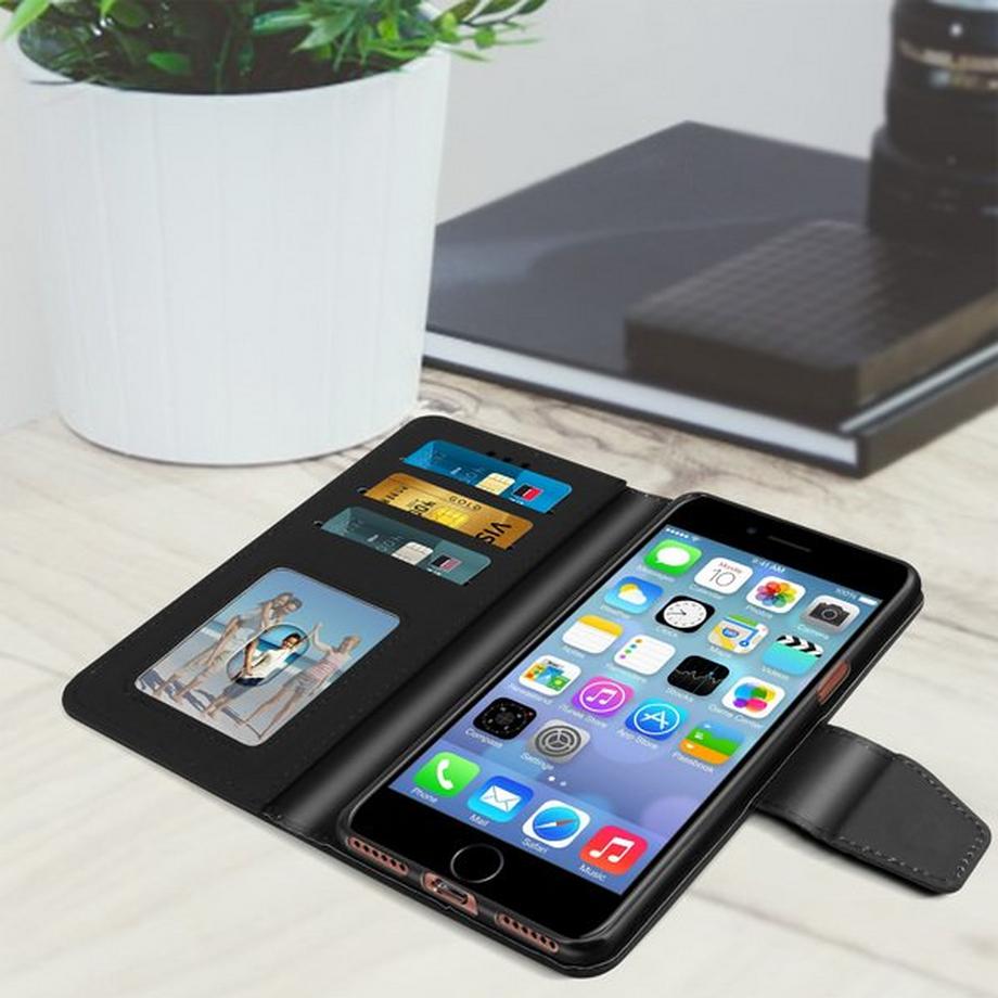 Avizar  Étui iPhone SE 2022,2020,8,7,6S,6 Noir 