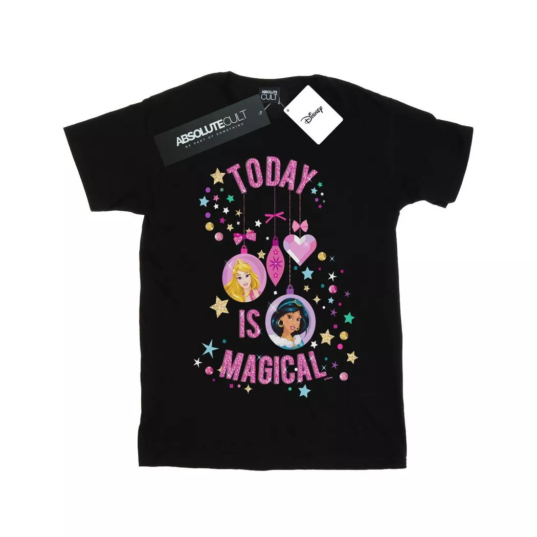 Disney - Princess Today Is Magical TShirt, für Damen, Schwarz, Größe XL