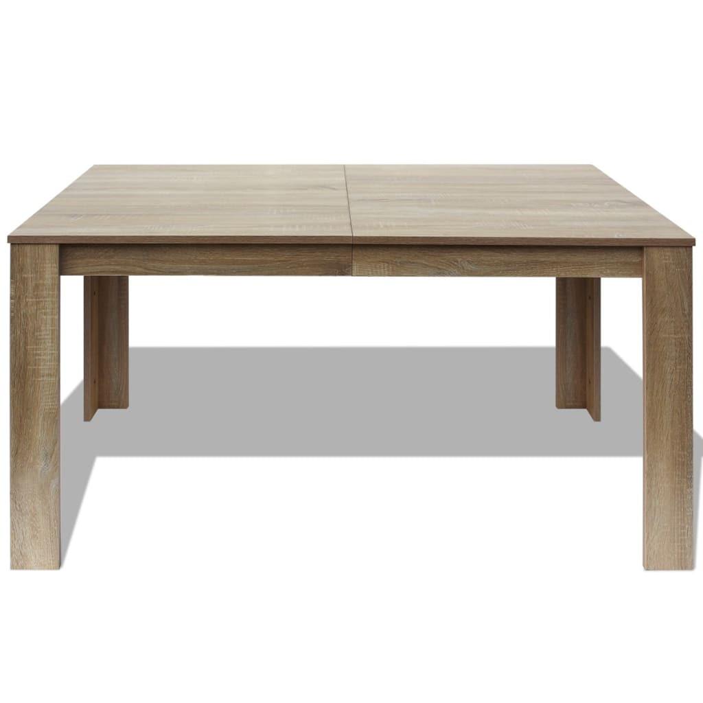 VidaXL Table de salle à manger bois d'ingénierie  