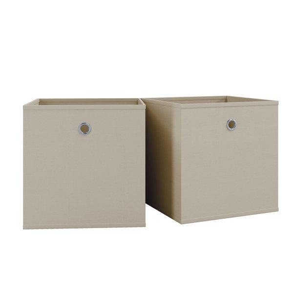 Image of 2er Set Faltbox Klappbox Stoff Kiste Faltschachtel Regalbox Aufbewahrung Boxas 2er Set Faltbox Klappbox Stoff Kiste Faltschachtel Regalbox Aufbewahrung Boxas