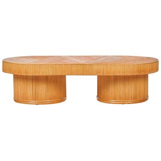 Beliani Table basse en Rotin Moderne AIROLE  