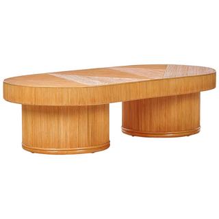 Beliani Table basse en Rotin Moderne AIROLE  