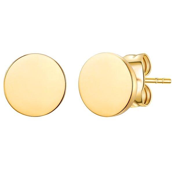 Image of Ohrhänger Damen Gold 8mm