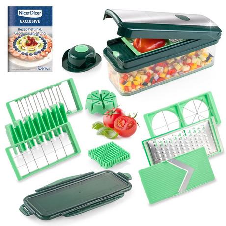 Genius Nicer Dicer exclusif | Ensemble 15 pièces.  