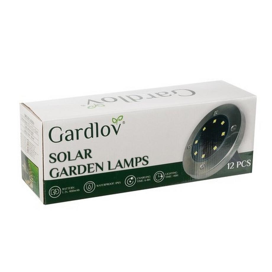 Gardlov Lampes solaires de jardin - 12 pcs. Gardlov 24001  