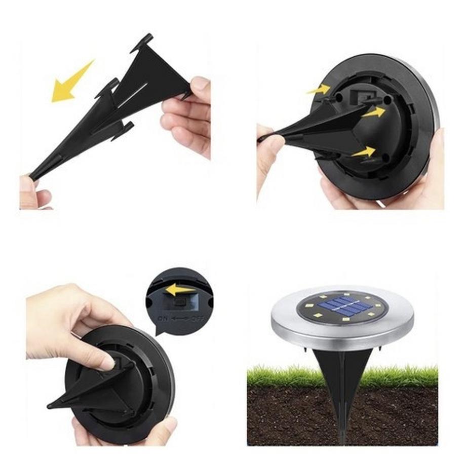 Gardlov Lampes solaires de jardin - 12 pcs. Gardlov 24001  