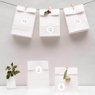 Rico Design Adventskalender Set Weiss  