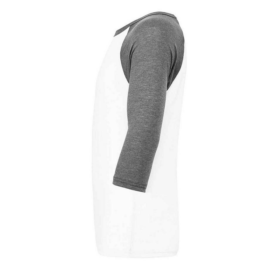 Bella + Canvas T-shirt Baseball Manches 3/4  