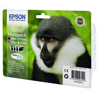 EPSON  Monkey Multipack "Singe" 4 couleurs - Encre DURABrite Ultra noire, cyan, magenta, jaune 