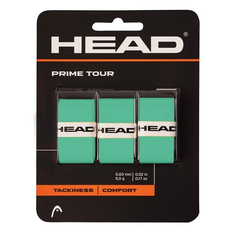 Head  Prime Tour Overgrip pack de 3 menthe 