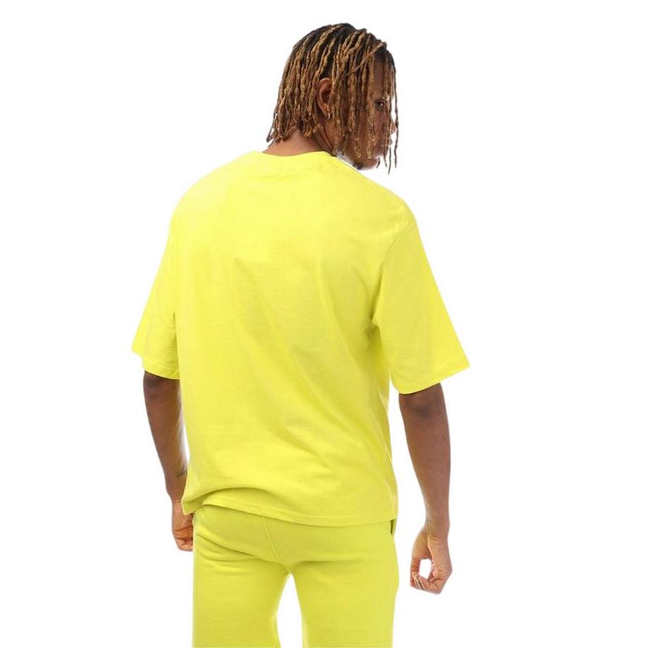 hype T-Shirt Oversize avec Logo Brodé  
