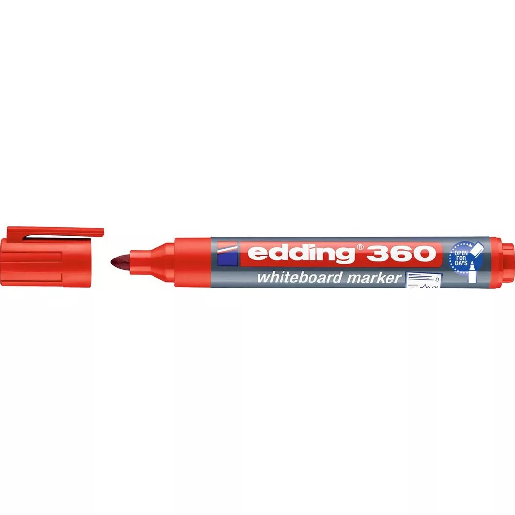 Edding 360 marker 1 pc(s) Round tip Red