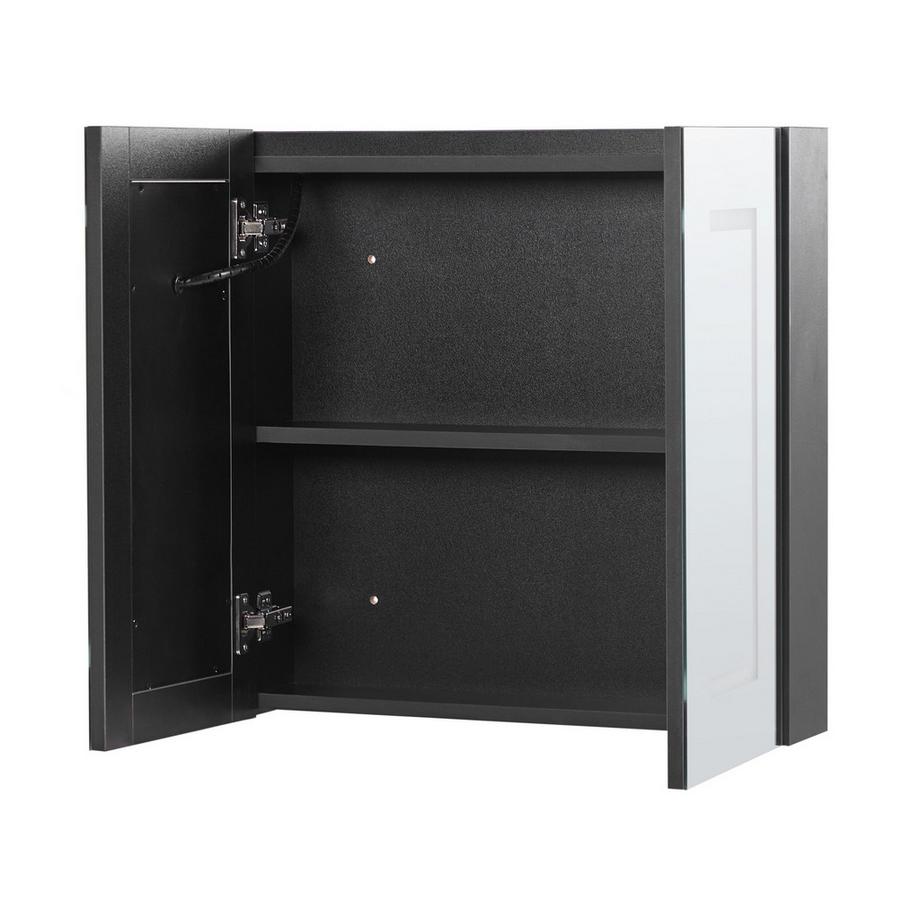 Beliani Bad-Spiegelschrank aus Sperrholz Klassisch MAZARREDO  